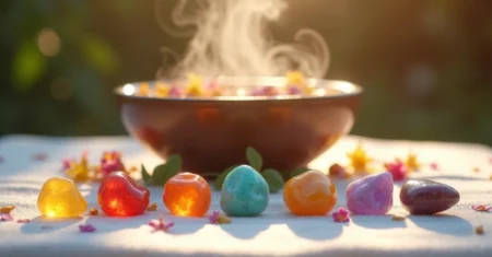 Como Harmonizar Chakras Usando Pedras e Banhos Espirituais