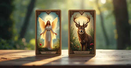 Diferenças entre tarot dos anjos e tarot dos animais