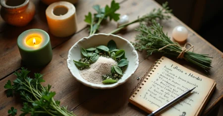 Ritual com ervas de cozinha para atrair sorte em datas especiais