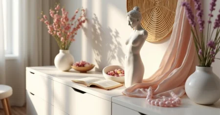 Como criar um altar feminino com temas de inspiração divina