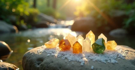 Como manter e recarregar cristais de prosperidade semanalmente