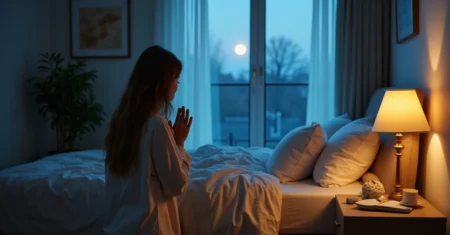 Oração da Noite: Paz Espiritual e Proteção ao Dormir