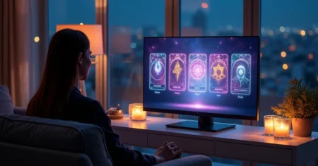 Como funciona a consulta online no Cartas do Tarot?