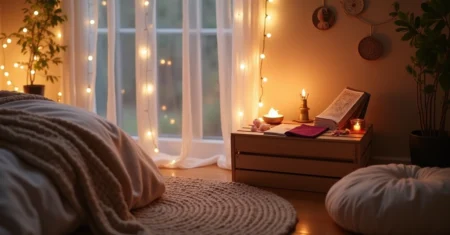 Como criar um espaço para leitura oracular no seu quarto