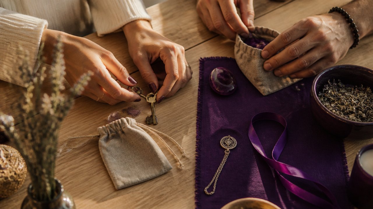 Como criar um amuleto pessoal com objetos simples