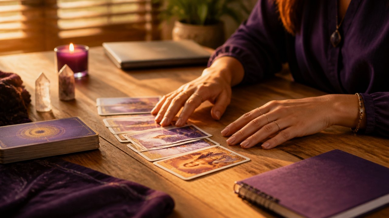 Como energizar cartas com música para consultas